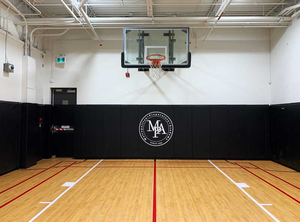 basketball-wall-padding-metro-prep-toronto