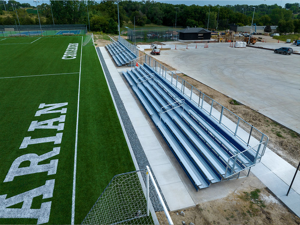 marian-high-school-sideline-bleachers