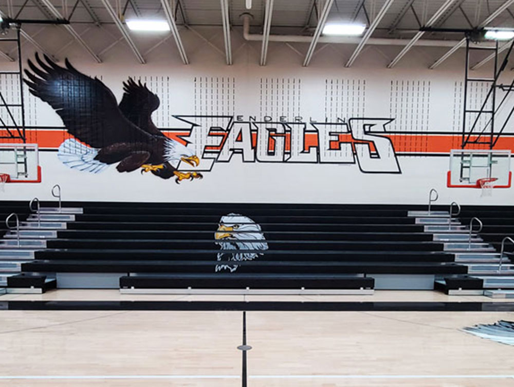 enderlin-eagles-bleacher-logo